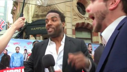 Ray Fearon talks about The Hooligan Factory on the red carpet