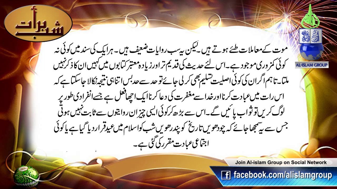 Shab e Barat by Syed Abul Alaa Maududi
