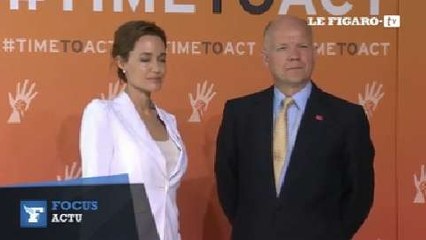 Angelina Jolie s'engage contre les violences sexuelles en temps de guerre