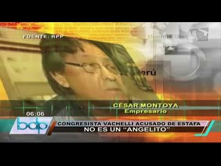 Parlamentario Gian Carlo Vacchelli se defendió de las acusaciones de estafa