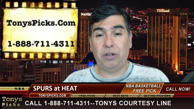 NBA Playoff Odds Game 3 Miami Heat vs. San Antonio Spurs Pick Prediction Preview 6-10-2014