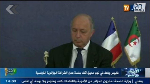 Quand L. Fabius s'endort en réunion officielle