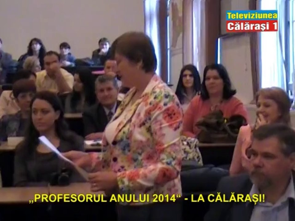 „PROFESORUL ANULUI 2014“- LA CALARASI