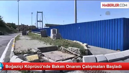 Boğaziçi Köprüsü'nde Büyük Bakım Başladı