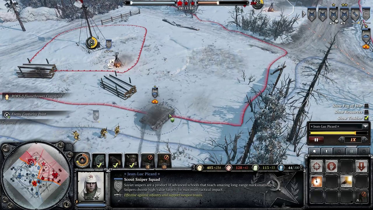 Company of Heroes 2 : Replay [1vs1] Etouffer l'ennemi
