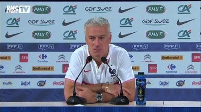 Football / Equipe de France / Deschamps heureux d'être au Brésil et de la ferveur - 10/06