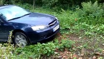 Subaru Legacy AWD 4x4 Islak Çim, Yumuşak  ve Yamaç Zemin, Köy Tırmanma