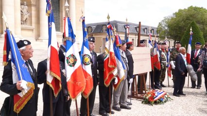 Hommage national aux dissidents - cérémonie militaire aux Invalides