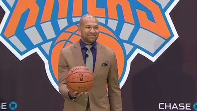 Derek Fisher Speaks as Knicks Head Coach