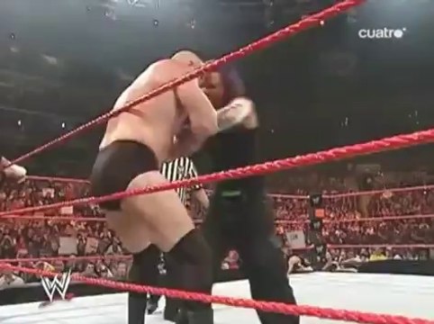 Jeff Hardy & triple H vs Snitsky & Umaga