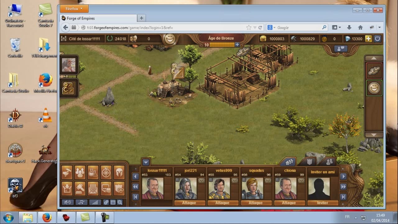 Forge of Empires Astuce - Obtenir des Diamants gratuitement - Triche Forge of Empires - FOE