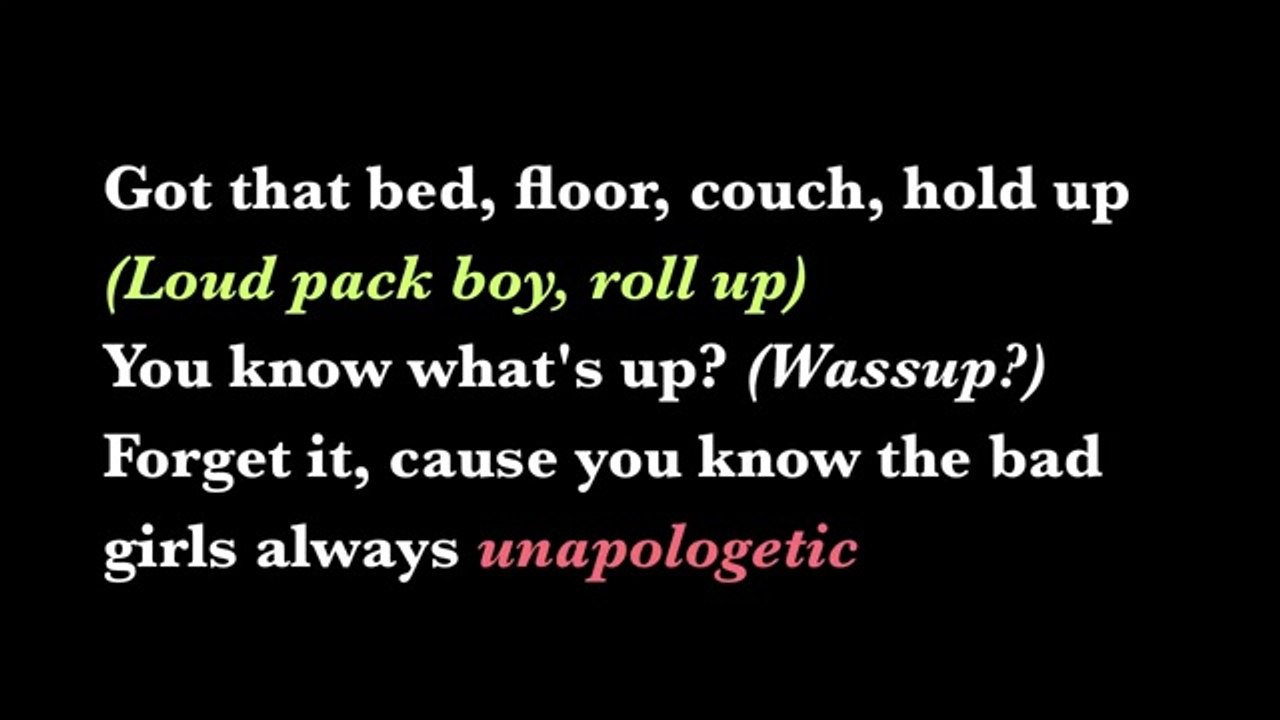 Bad - Wale & Rihanna (Lyrics / Paroles)