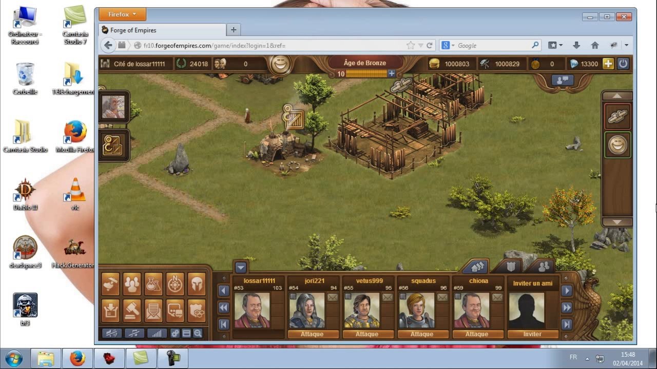 Astuce Forge of Empires - Diamant gratuit et illimité - Marchandise illimités - FOE