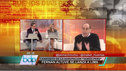 Fernan Altuve: El Gobierno apoya de manera encubierta a Susana Villarán (3/3)