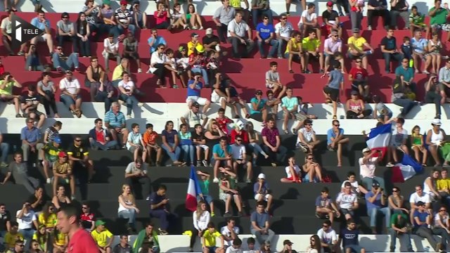 Premier entraînement des Bleus au Brésil
