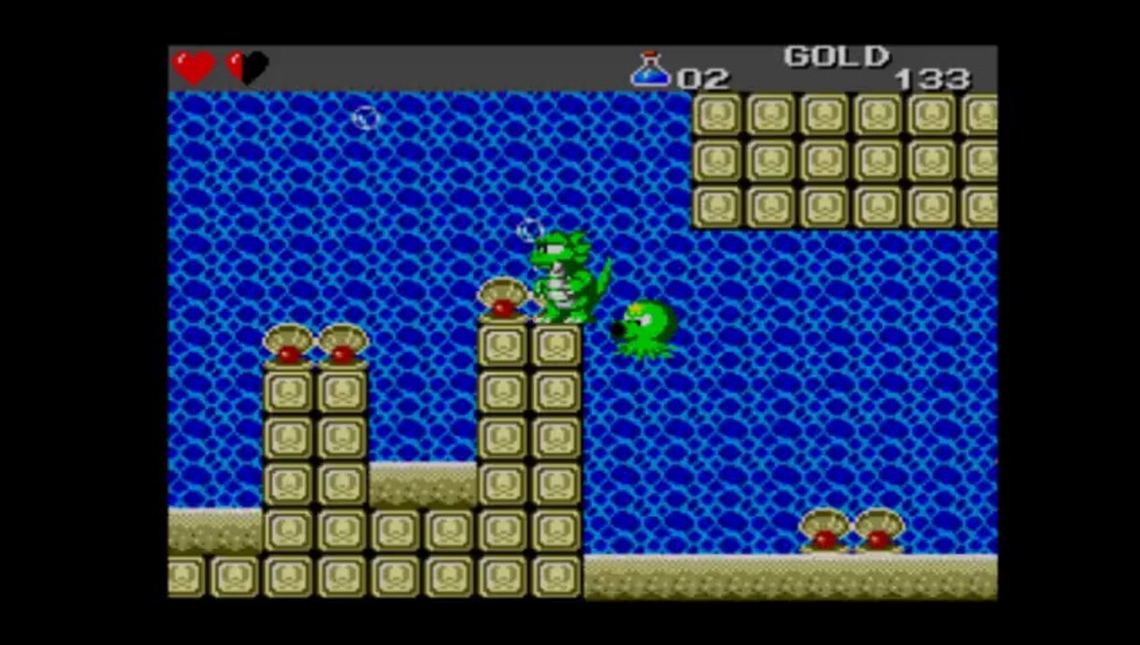 Let's Play Wonderboy III The Dragon's Trap #1 A Horrible Day to Have A Curse