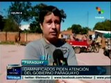 Denuncian damnificados paraguayos que sus autoridades no los socorren