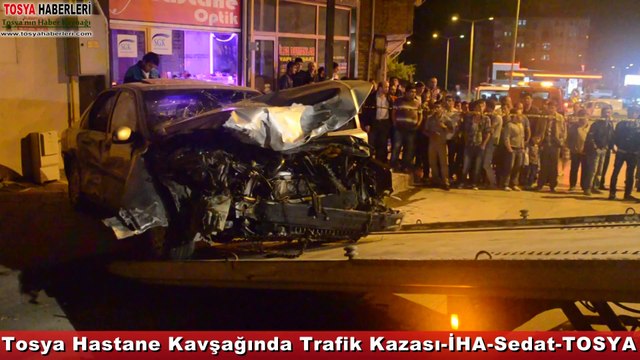 Tosya Hastane Kavşağı Trafik Kazası