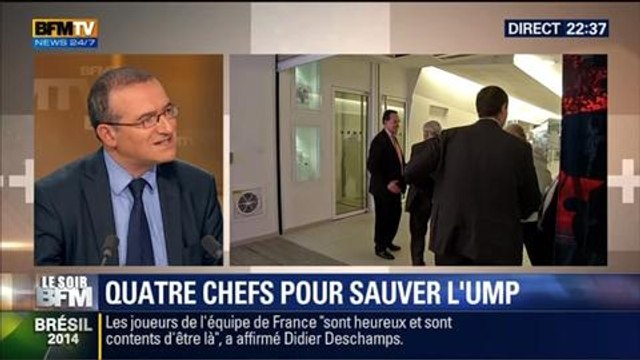 Le Soir BFM: Le quatuor Chatel-Fillon-Juppé-Raffarin aux commandes de l'UMP - 10/06 2/5