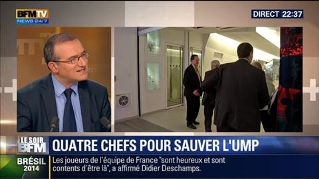 Le Soir BFM: Le quatuor Chatel-Fillon-Juppé-Raffarin aux commandes de l'UMP - 10/06 2/5