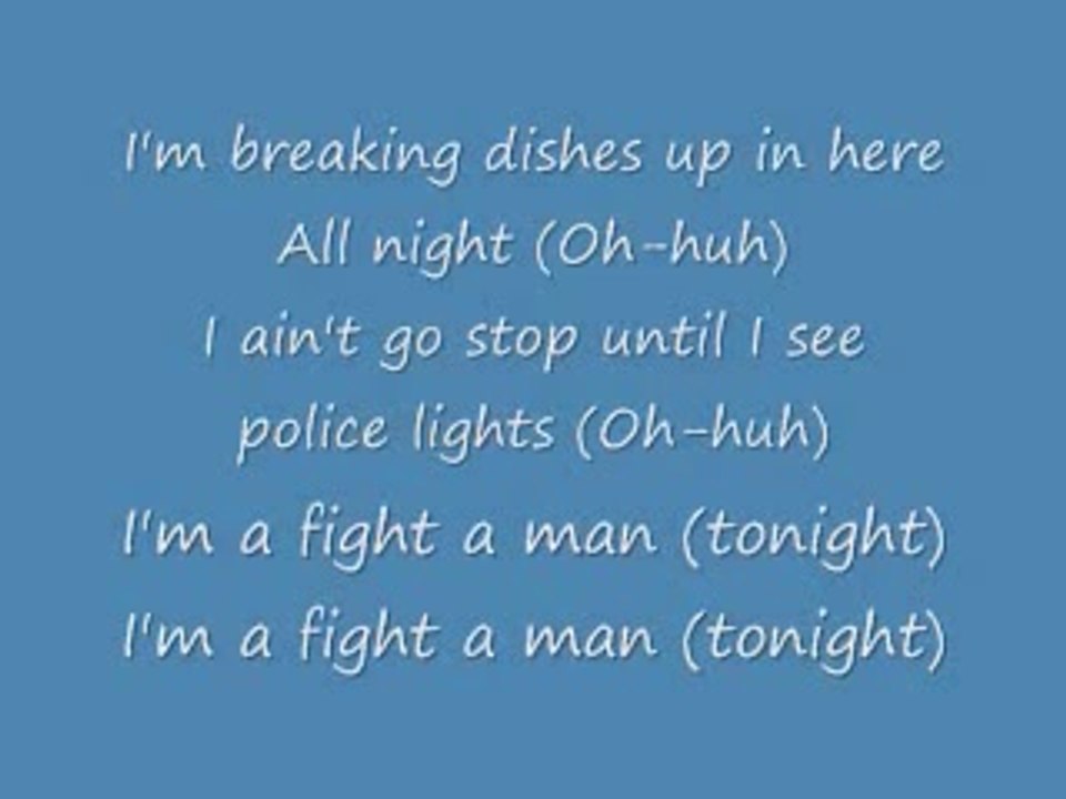 Rihanna Breaking Dishes (Lyrics / Paroles) Vidéo Dailymotion