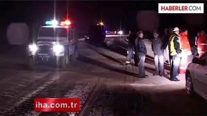 Karaman'da Sel Karayolunu Ulaşıma Kapadı