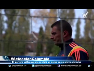 Faryd terminó golpeado en la práctica de hoy de la Selección Colombia
