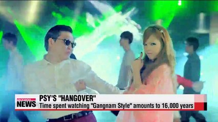 Psy's 'Hangover' has almost 30 million views and counting