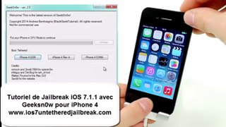 Jailbreak Untethered iOS 7.1.1 Lien + Tutoriel