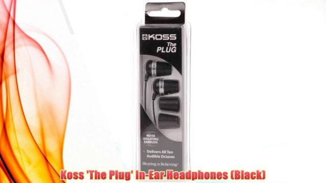 Best buy Koss 'The Plug' In-Ear Headphones (Black),