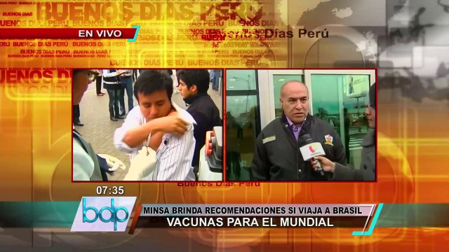 Viajeros a Brasil reciben vacunas contra sarampión y rubeola en aeropuerto