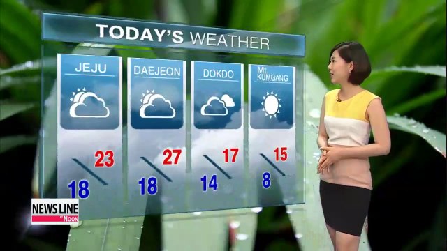 Passing showers nationwide with cool temps