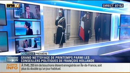 Video herunterladen: Politique Première: Remaniement à l'Elysée: Trois conseillers quittent François Hollande – 11/06