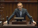 Poseł Adam Rybakowicz - Wystąpienie z dnia 29 maja 2014 roku.