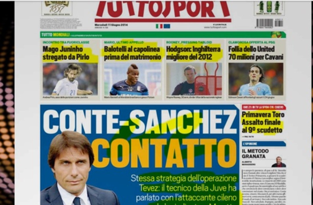 CALCIOINFO - Rassegna stampa 11-06-2014