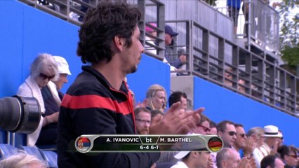 Ivanovic schianta Barthel - Birmingham, 2° turno