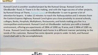 Flats for sale in Runwal Conch Ghodbunder Road Thane west Mumbai