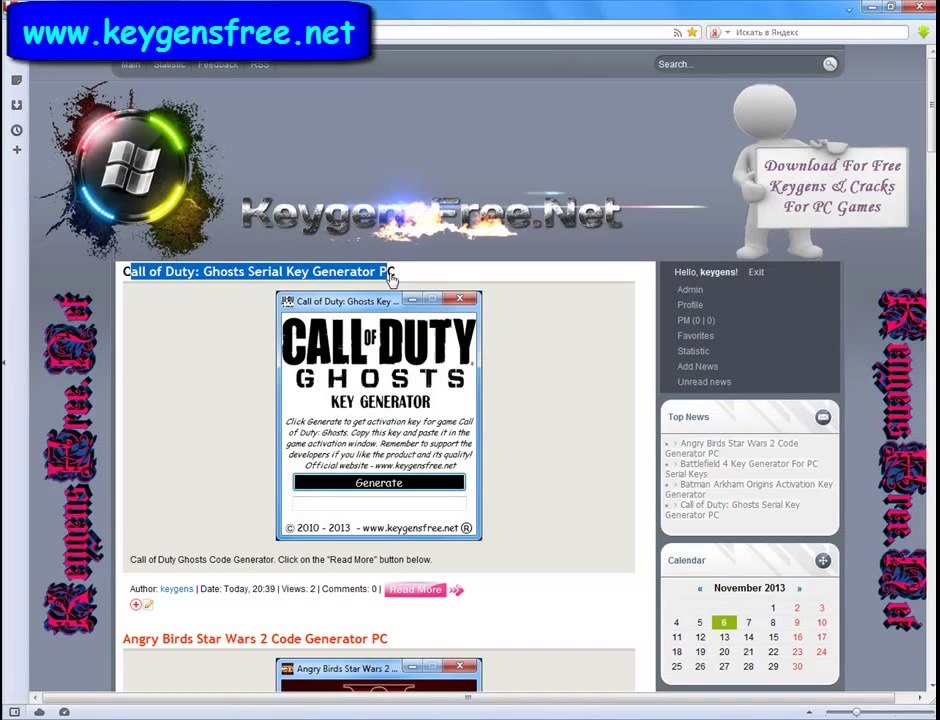 Le numéro de série pour les Call of Duty Ghosts à télécharger gratuit