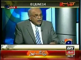 Khara Sach With Mubashir Lucman (10th June 2014) Terrorism Media Role..!!