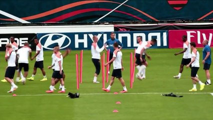 Mondial-2014: entraînement au complet pour les Pays-Bas à Rio