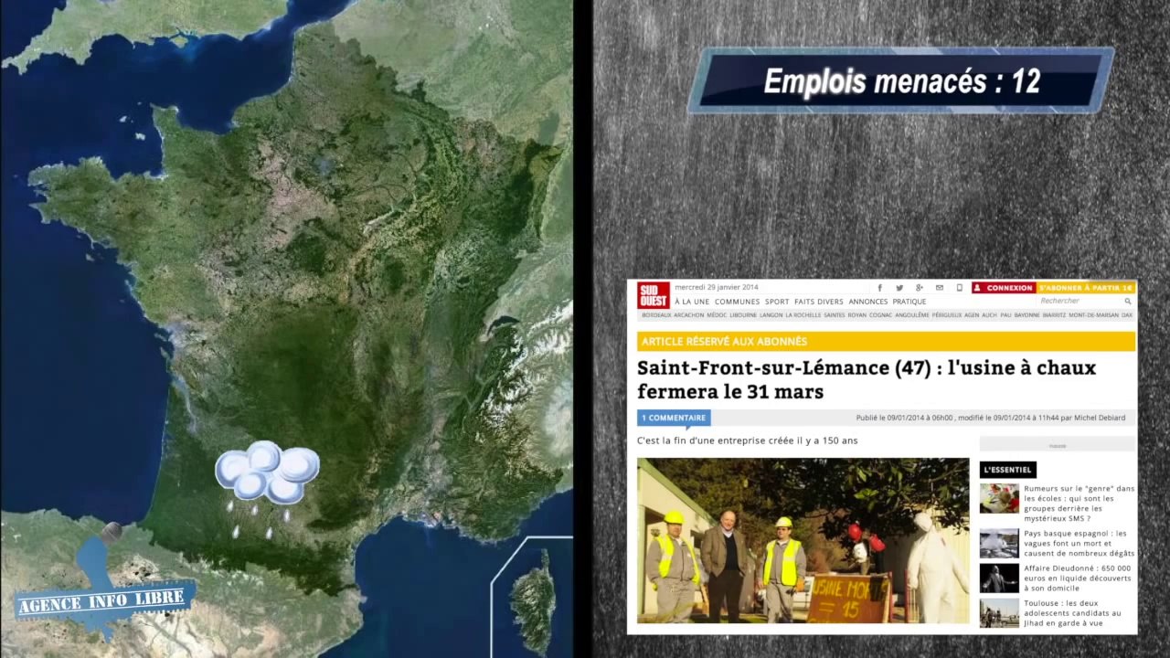 Meteo des plans sociaux n3 31 janvier 2014