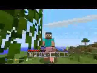 Minecraft Xbox 360 Gameplay  Squid Glitch Dungeon Sellerie  Riding Pig HD 720p