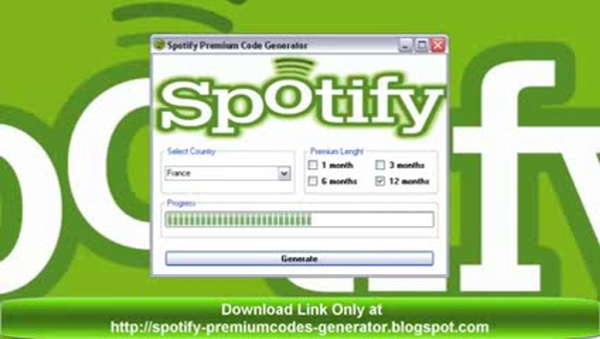 Free Spotify Premium Code Generator [No Survey][Working][12 Months  Subscription] 2013 - video Dailymotion