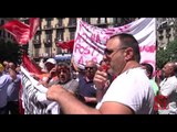 Napoli - La vertenza dei dipendenti imprese di pulizie ASL Napoli (10.06.14)