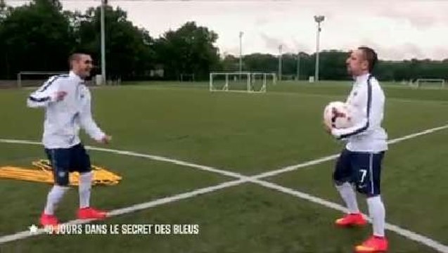 La séance d'entrainement Danse avec les stars ... de Franck Ribéry !
