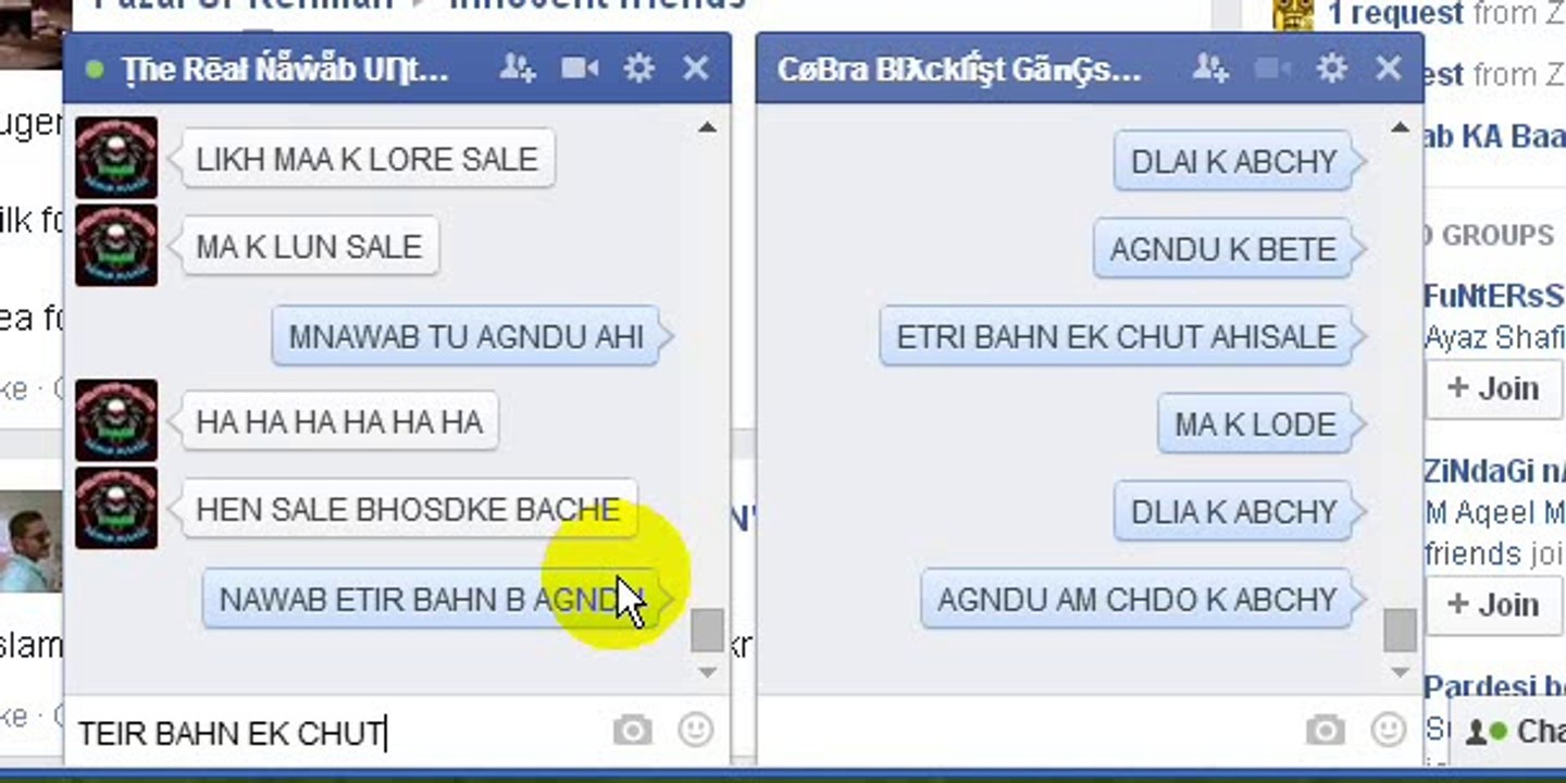 NAWAB KA TATA CHOD K PGAHL AUR NAWAB APNY  ABU KO CP TATA BOLTA HAI LOL :D LOX :D