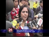 Carmen Omonte se opone a propuesta de Ana Jara sobre acoso sexual callejero