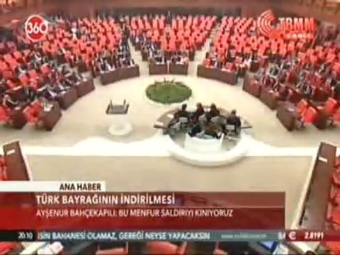 Bayrak İndirme Olayına İlişkin TBMM Başkanvekili Ayşenur BAHÇEKAPILI, Akparti Grup Başkanvekili M.Belma SATIR ve MHP Grup Başkanvekili Oktay VURAL Kınadı