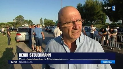 A Marseille, les "opérations escargot" des taxis créent la pagaille