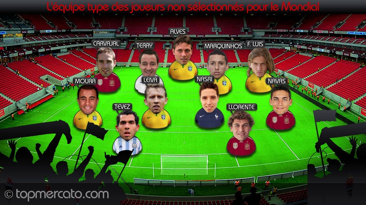 Llorente, Lucas, Nasri, Tevez... L'équipe type des joueurs non sélectionnés pour le Mondial !
